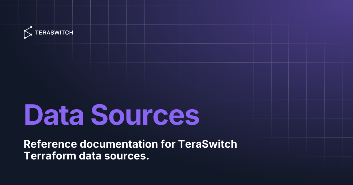 Data Sources | Teraswitch